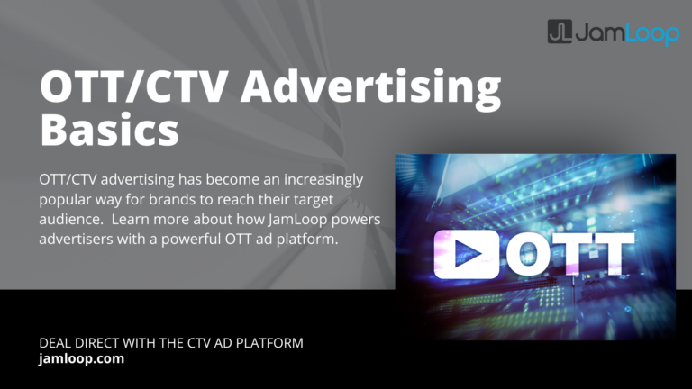 ott advertising platform basics JamLoop